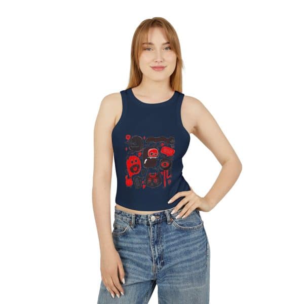 Monsters Set Women's Micro Rib Racer Tank Top - Image 19