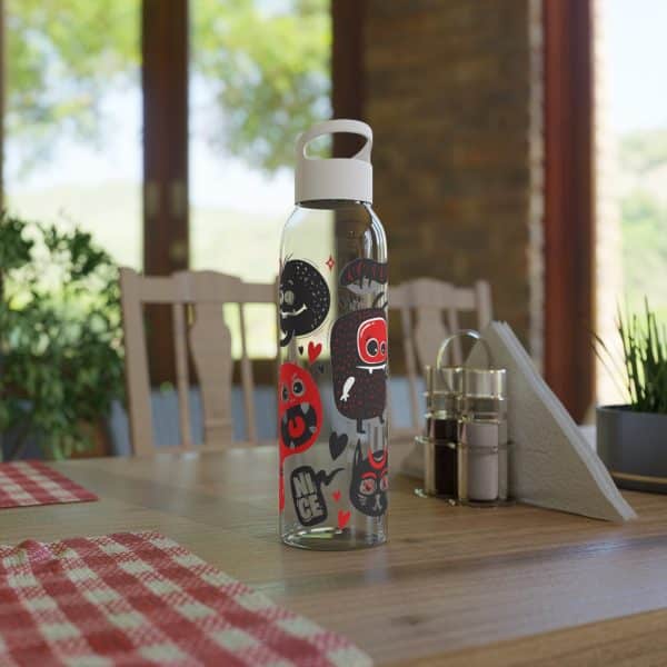 Monsters Set Sky Water Bottle - Image 5