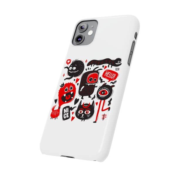 Monsters Set Slim Phone Cases - Image 18