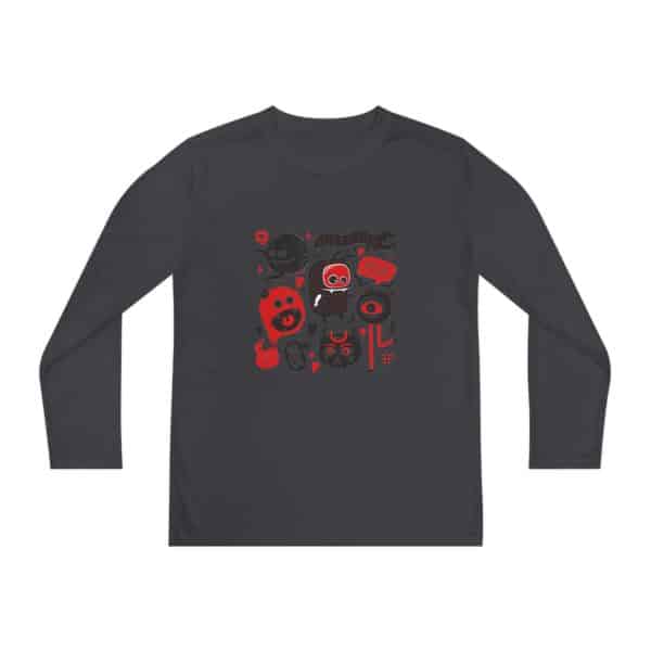 Monsters Set Youth Long Sleeve Competitor Tee - Image 13