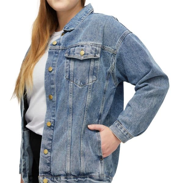 Monsters Set Women's Denim Jacket - Image 5