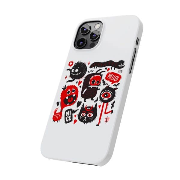 Monsters Set Slim Phone Cases - Image 53