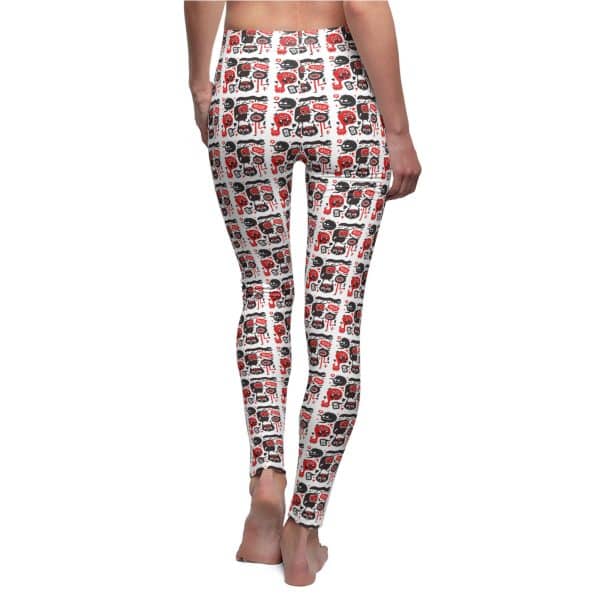 Monsters Set Women's Cut & Sew Casual Leggings (AOP) - Image 7