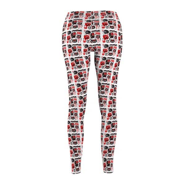 Monsters Set Women's Cut & Sew Casual Leggings (AOP) - Image 2