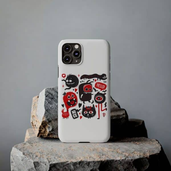 Monsters Set Slim Phone Cases - Image 25