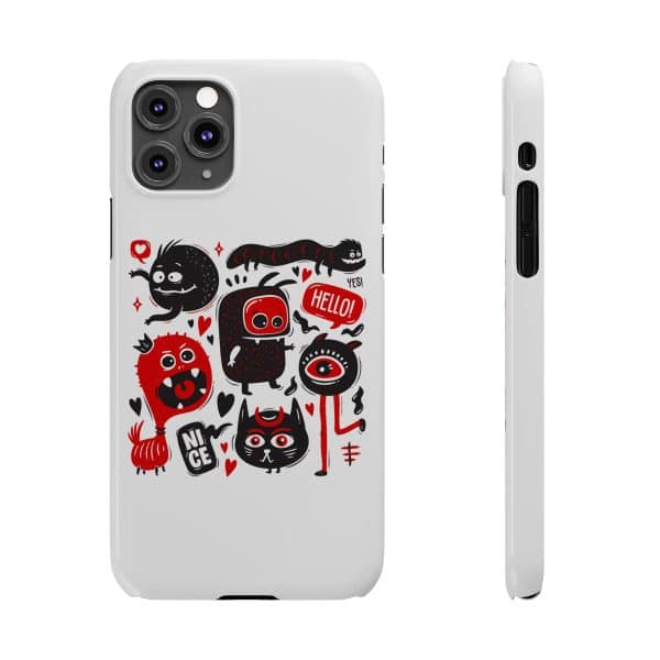 Monsters Set Slim Phone Cases - Image 21