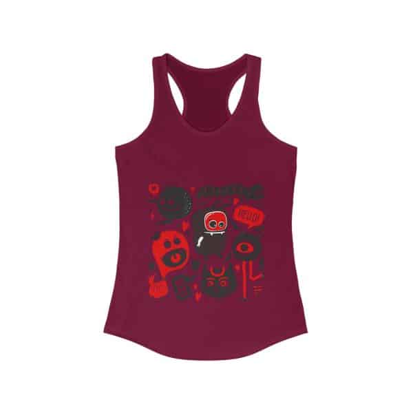 Monsters Set Women's Ideal Racerback Tank - Image 27