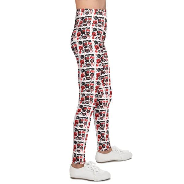 Monsters Set Youth Leggings (AOP) - Image 5