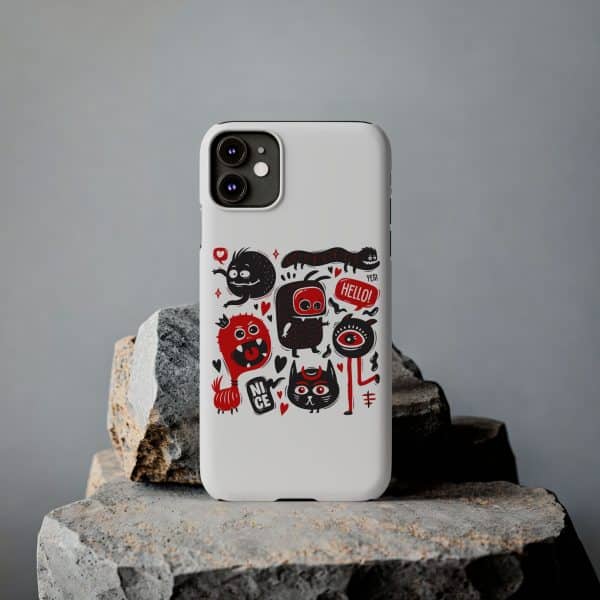 Monsters Set Slim Phone Cases - Image 20