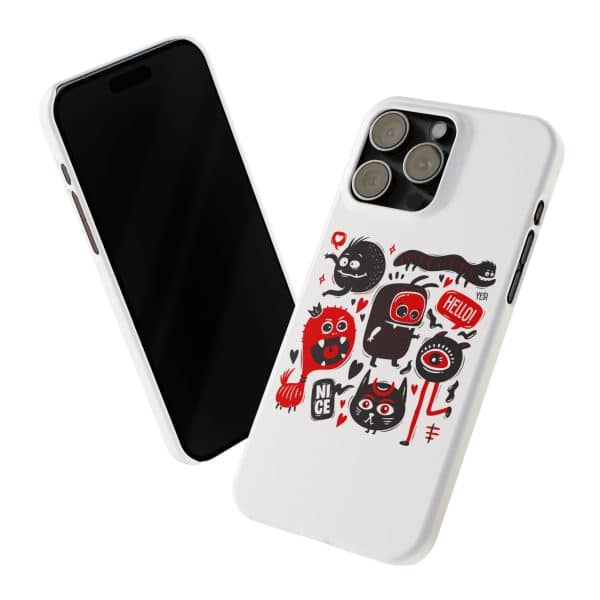 Monsters Set Slim Phone Cases - Image 81