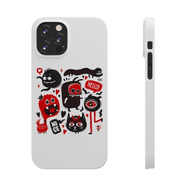 Monsters Set Slim Phone Cases - Image 51