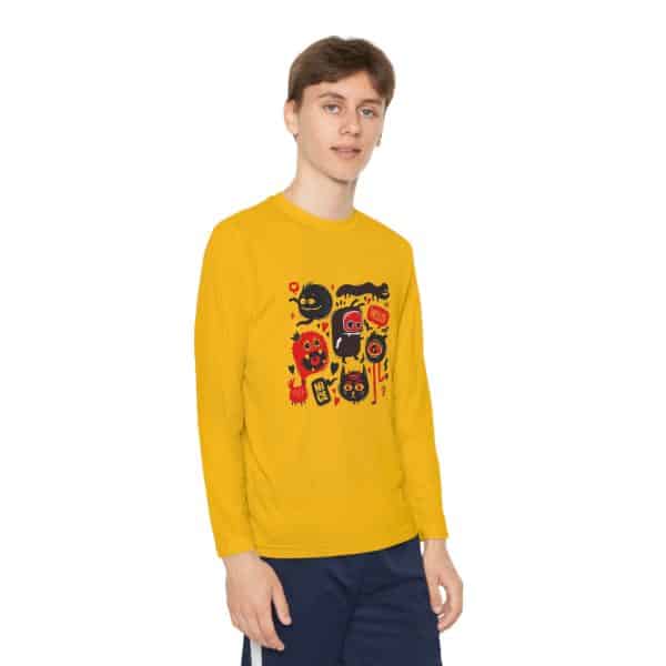 Monsters Set Youth Long Sleeve Competitor Tee - Image 23