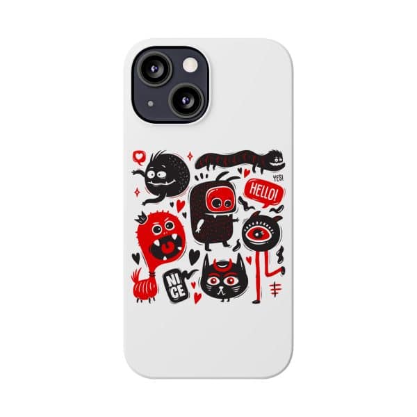 Monsters Set Slim Phone Cases - Image 37