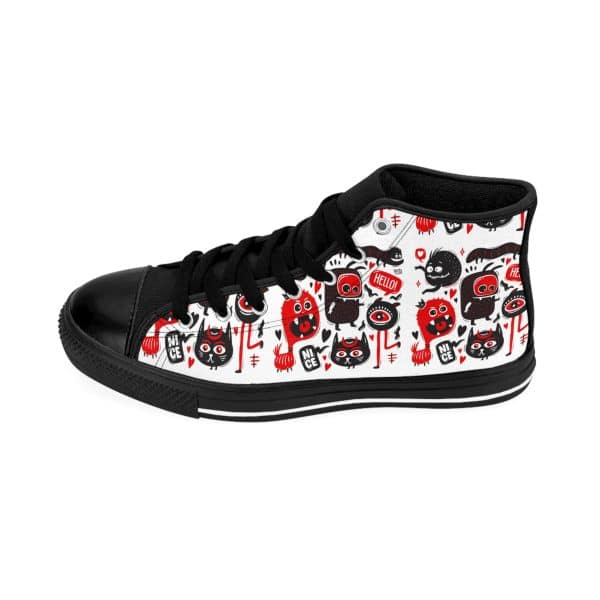 Monsters Set Women's Classic Sneakers - Image 4