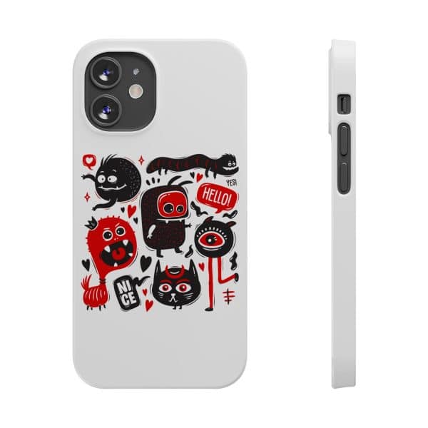 Monsters Set Slim Phone Cases - Image 56