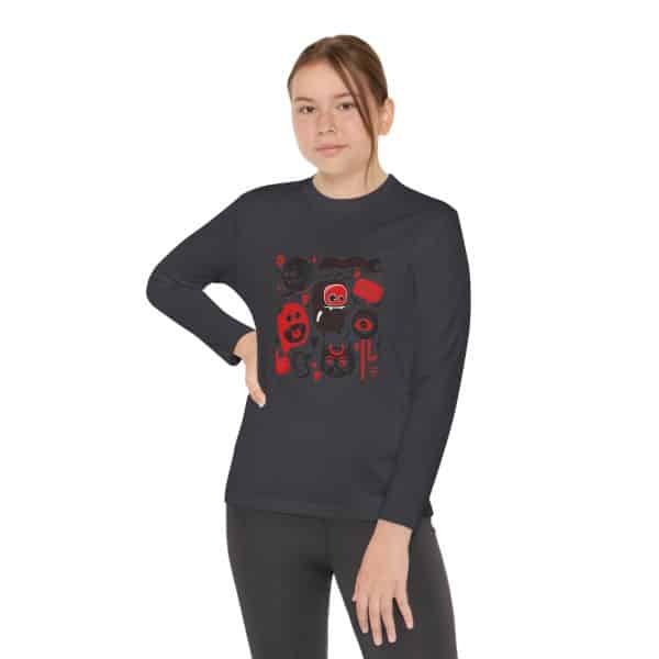 Monsters Set Youth Long Sleeve Competitor Tee - Image 16