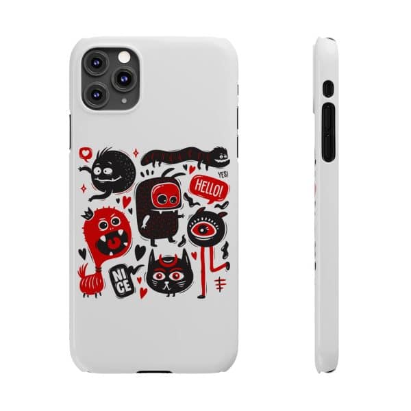 Monsters Set Slim Phone Cases - Image 26