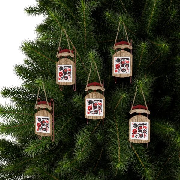 Monsters Set Sled Ornaments - Image 6