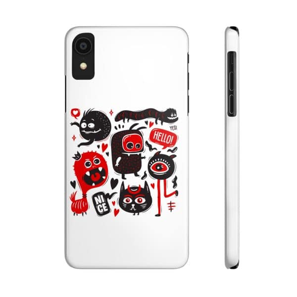 Monsters Set Slim Phone Cases - Image 15