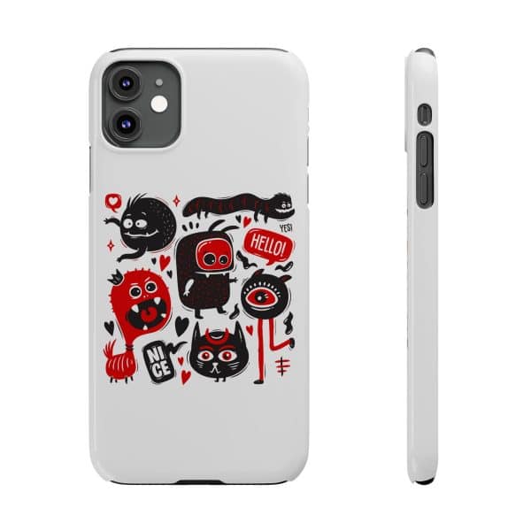 Monsters Set Slim Phone Cases - Image 16