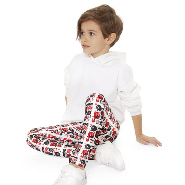 Monsters Set Youth Full-Length Leggings (AOP) - Image 27