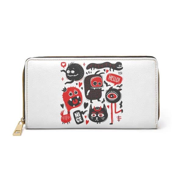 Monsters Set Zipper Wallet