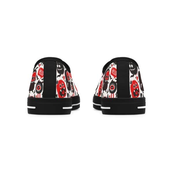 Monsters Set Women's Low Top Sneakers - Image 7