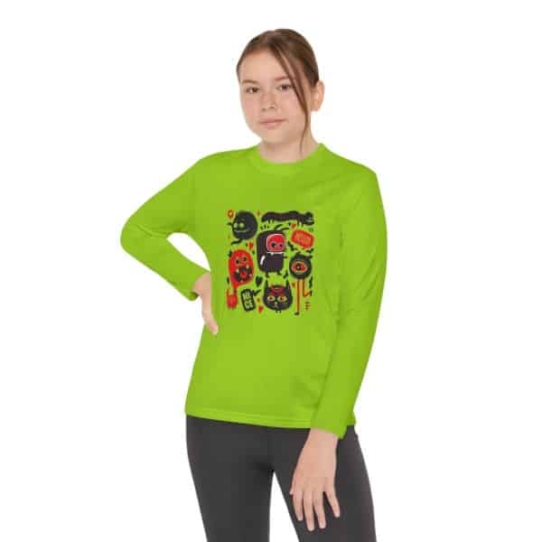 Monsters Set Youth Long Sleeve Competitor Tee - Image 32