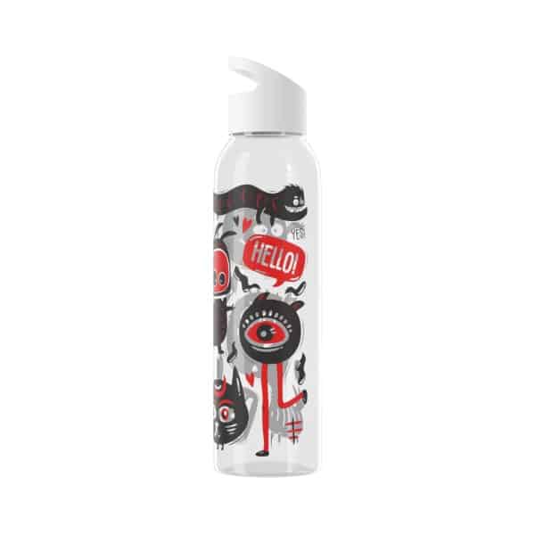 Monsters Set Sky Water Bottle - Image 4