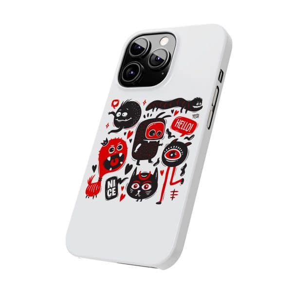 Monsters Set Slim Phone Cases - Image 43