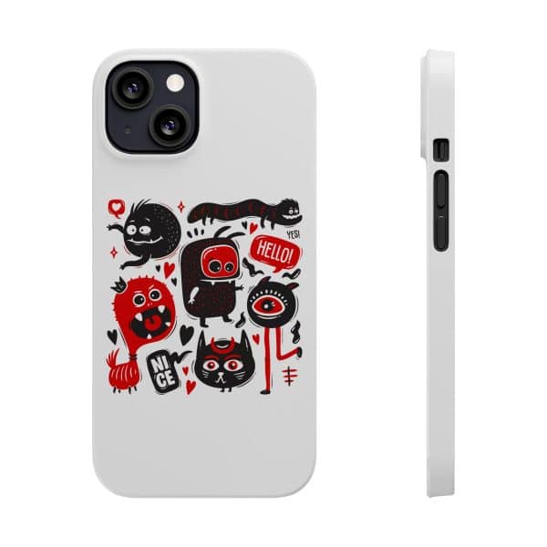 Monsters Set Slim Phone Cases - Image 31