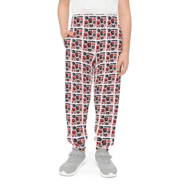 Monsters Set Youth Joggers (AOP) - Image 3