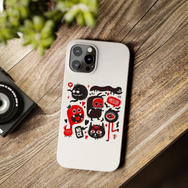 Monsters Set Slim Phone Cases - Image 64