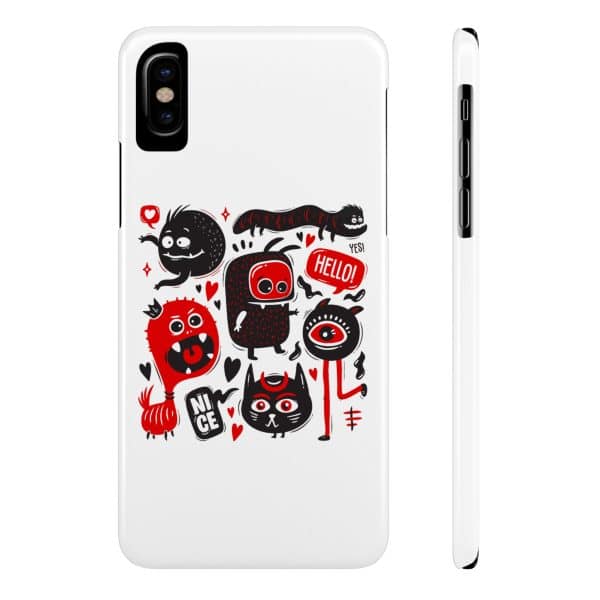 Monsters Set Slim Phone Cases - Image 6