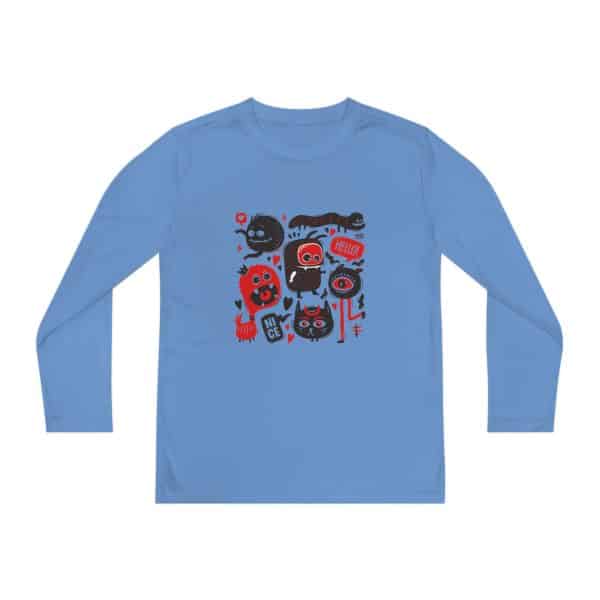 Monsters Set Youth Long Sleeve Competitor Tee - Image 41