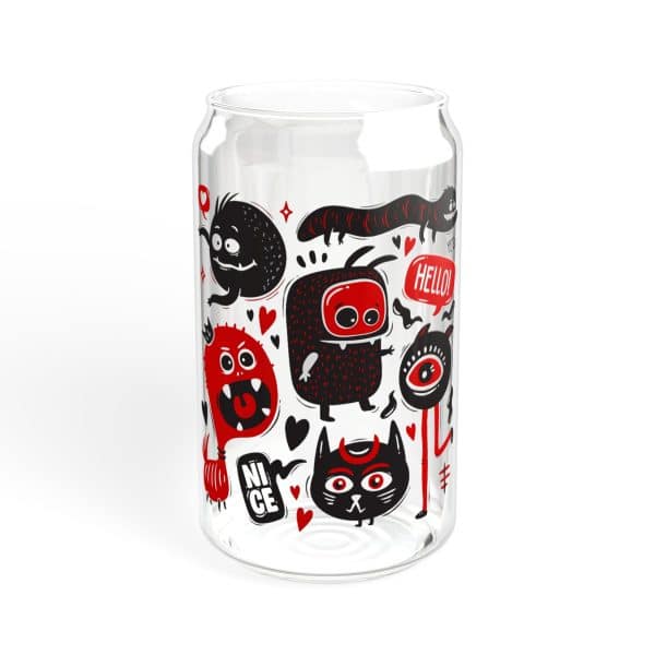 Monsters Set Sipper Glass, 16oz