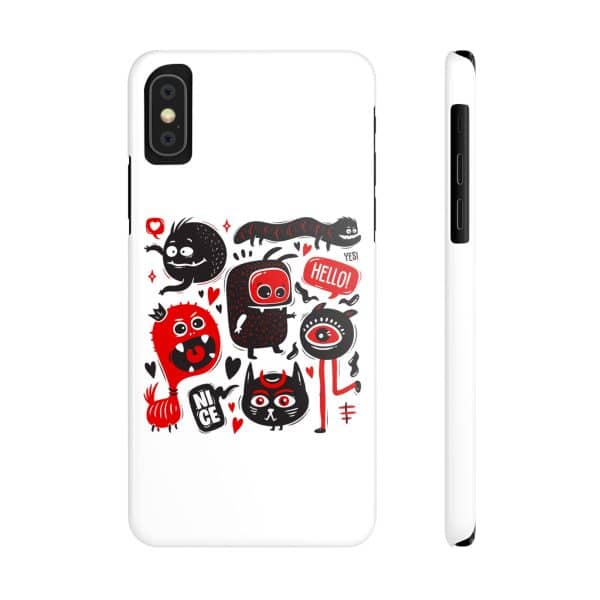 Monsters Set Slim Phone Cases - Image 13