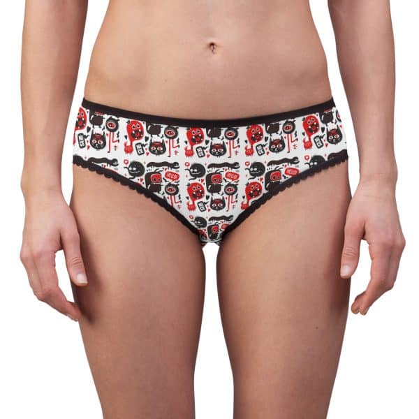 Monsters Set Women's Briefs (AOP) - Image 3