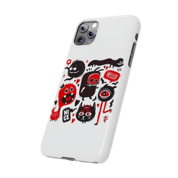 Monsters Set Slim Phone Cases - Image 28