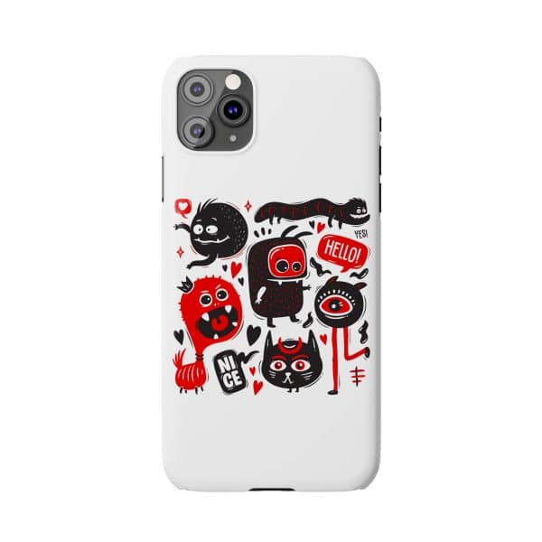 Monsters Set Slim Phone Cases - Image 27