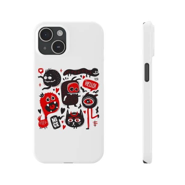 Monsters Set Slim Phone Cases