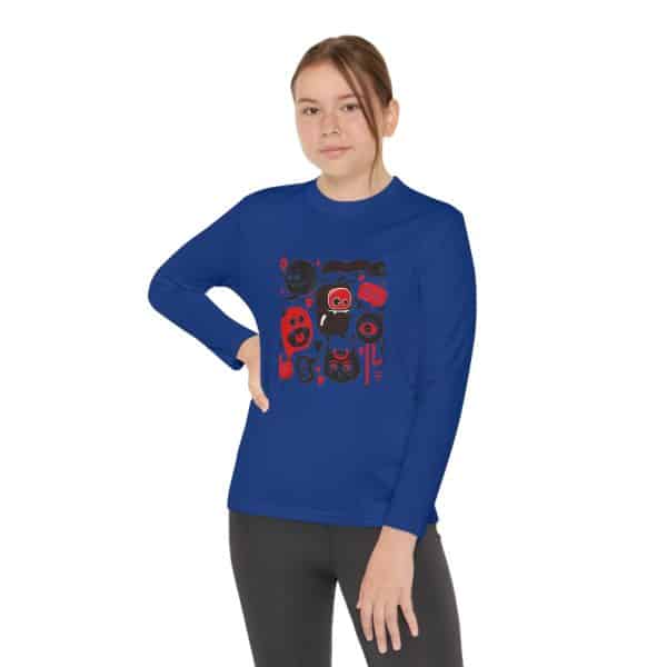 Monsters Set Youth Long Sleeve Competitor Tee - Image 48