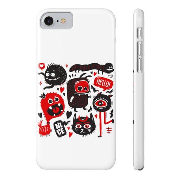 Monsters Set Slim Phone Cases - Image 5