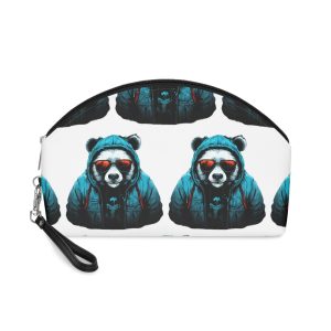 Monstruo Hiphop Panda Camiseta Diseno Arte Vectorial Makeup Bag