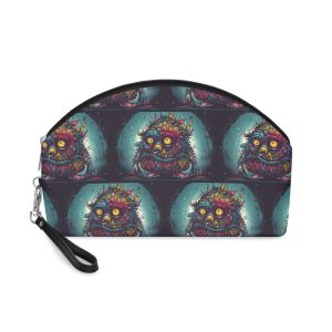 Monstruo Misterioso Ilustracion Dibujada Mano Colorida Diseno Tatuajes O Camisetas Makeup Bag