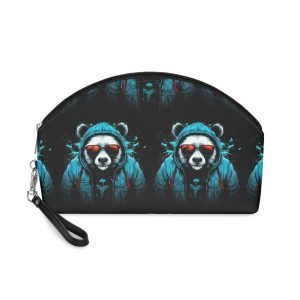 Monstruo Hiphop Panda Camiseta Diseno Arte Vectorial Makeup Bag