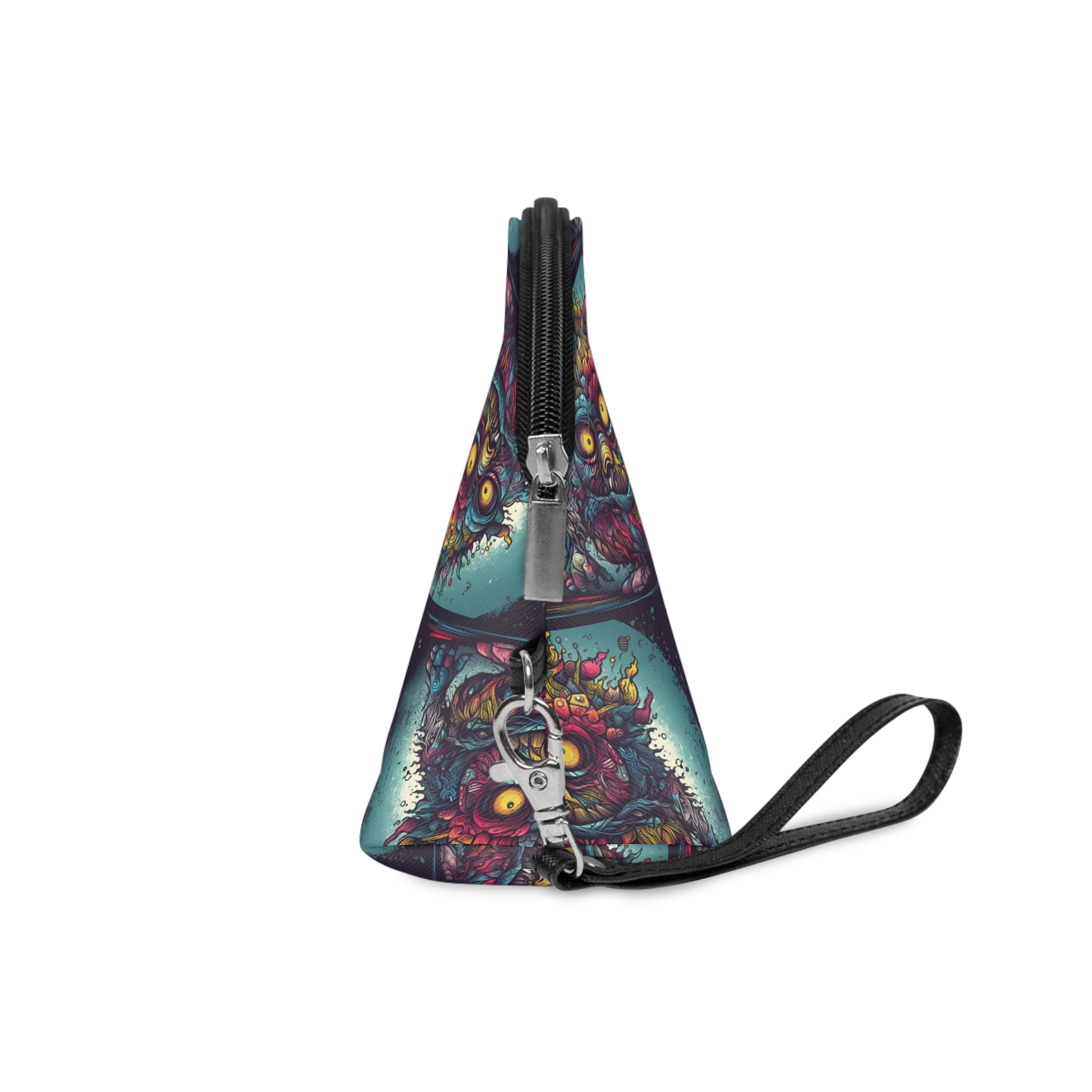 Monstruo Misterioso Ilustracion Dibujada Mano Colorida Diseno Tatuajes O Camisetas Makeup Bag - Image 3