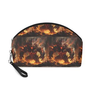 Monstruo Golem Lava Roca Gigante Musculoso (9) Makeup Bag