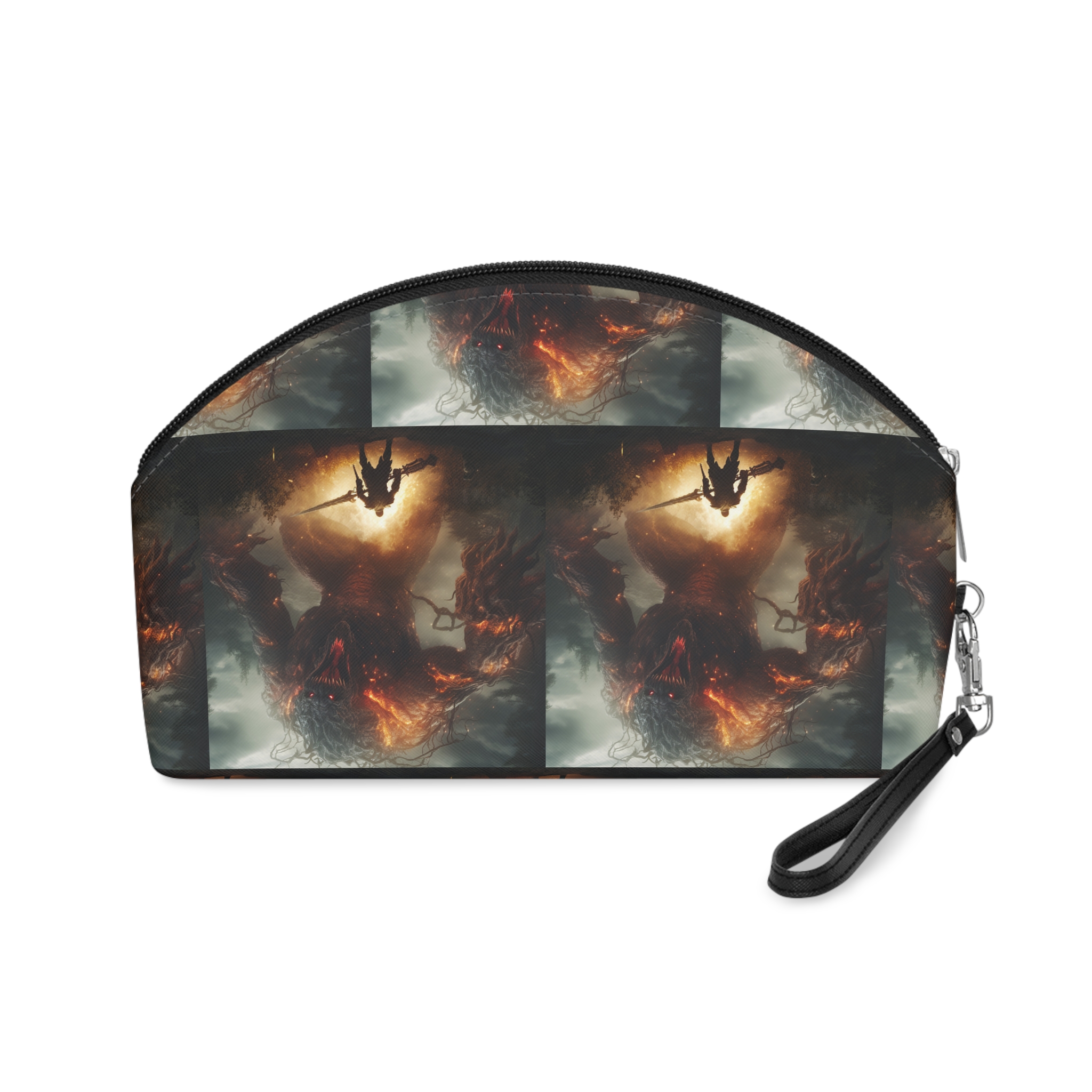 Monstruo Golem Lava Roca Gigante Musculoso (6) Makeup Bag - Image 2
