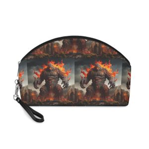 Monstruo Golem Lava Roca Gigante Musculoso (7) Makeup Bag